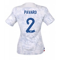 Frankrike Benjamin Pavard #2 Bortatröja Kvinnor VM 2022 Korta ärmar